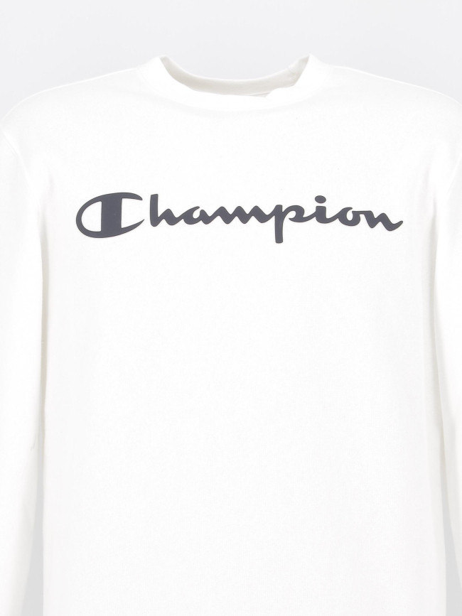 Sweat crewneck blanc homme - Champion