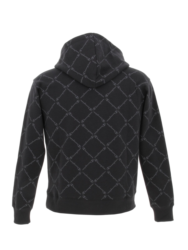 Sweat à capuche logo hooded noir enfant - Champion