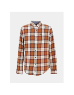 Chemise à carreaux vintage lumberjack orange homme - Superdry