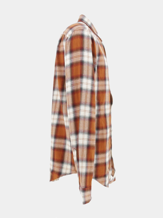 Chemise à carreaux vintage lumberjack orange homme - Superdry