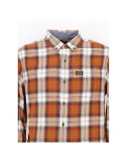 Chemise à carreaux vintage lumberjack orange homme - Superdry