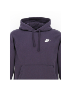 Sweat à capuche nsw club violet homme - Nike