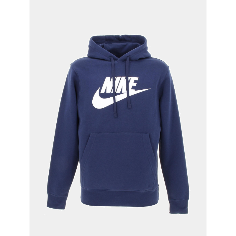 Sweat à capuche nsw club bleu marine homme - Nike