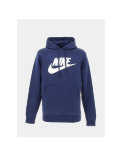 Sweat à capuche nsw club bleu marine homme - Nike