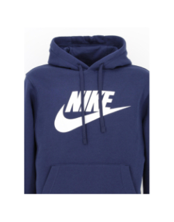 Sweat à capuche nsw club bleu marine homme - Nike