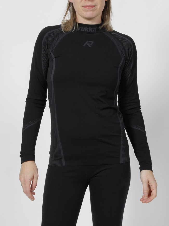 Baselayer de running toijala noir femme - Rukka