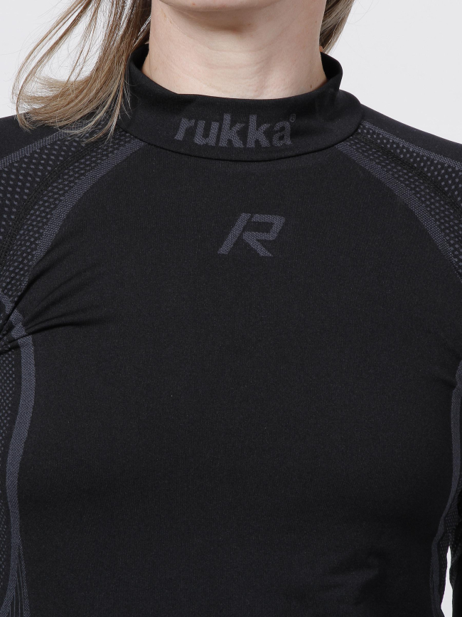 Baselayer de running toijala noir femme - Rukka