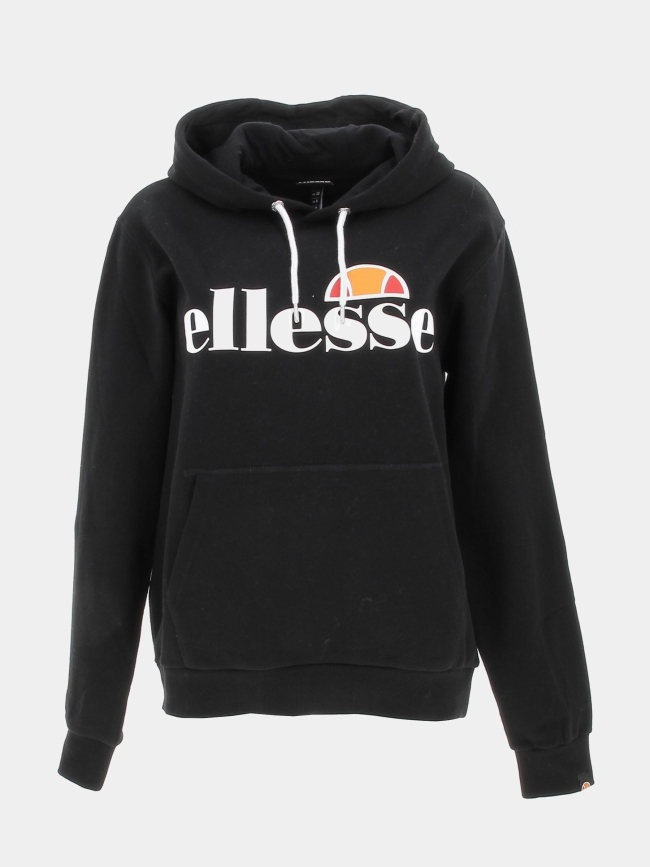 Sweat à capuche torices noir femme - Ellesse