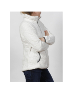 Veste polaire lauziere blanc femme - Angele Sportswear