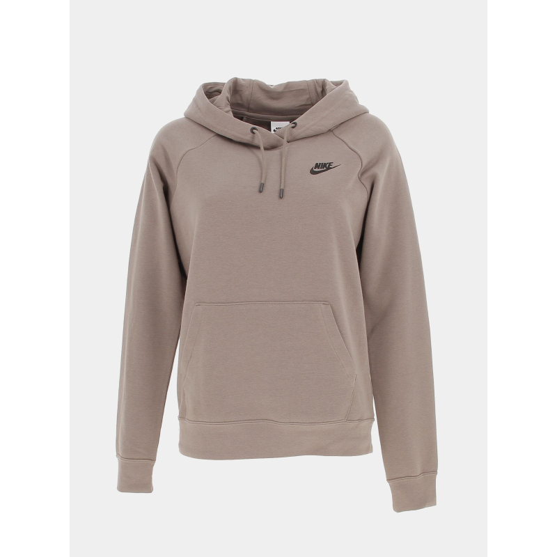 Sweat à capuche nsw essential fleece gris femme - Nike