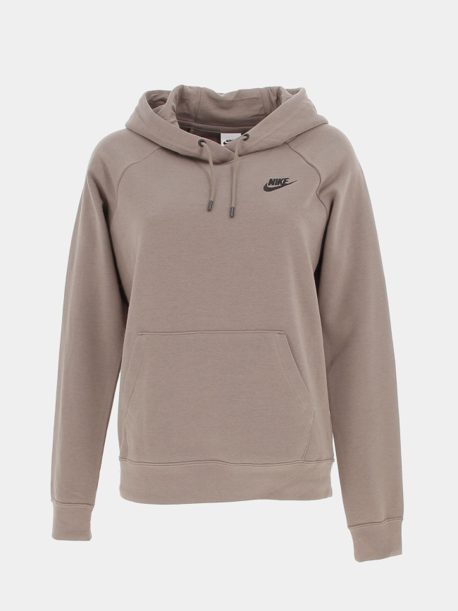 Sweat à capuche nsw essential fleece gris femme - Nike