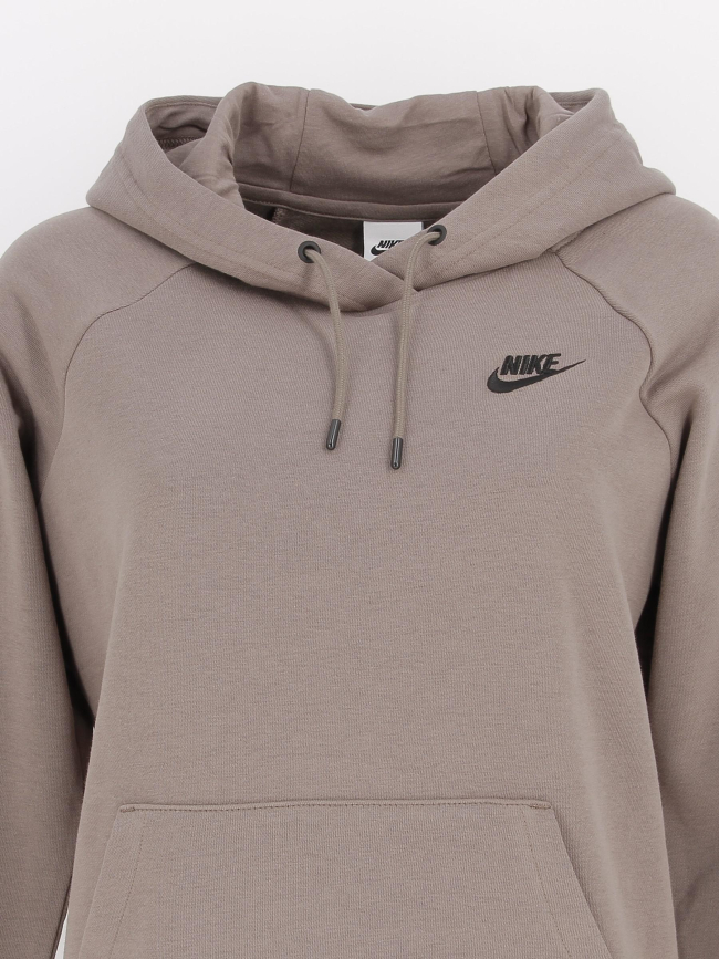 Sweat à capuche nsw essential fleece gris femme - Nike