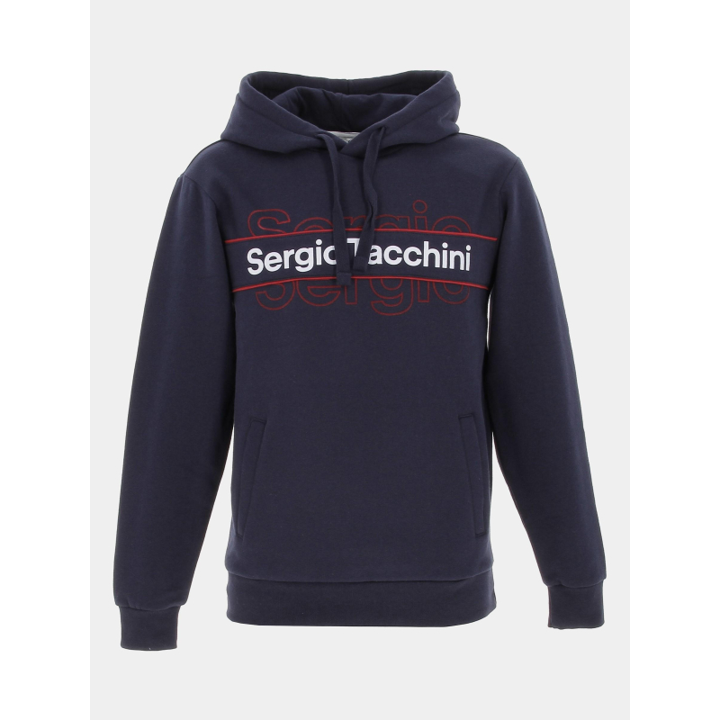 Sweat à capuche eagle bleu marine homme - Sergio Tacchini