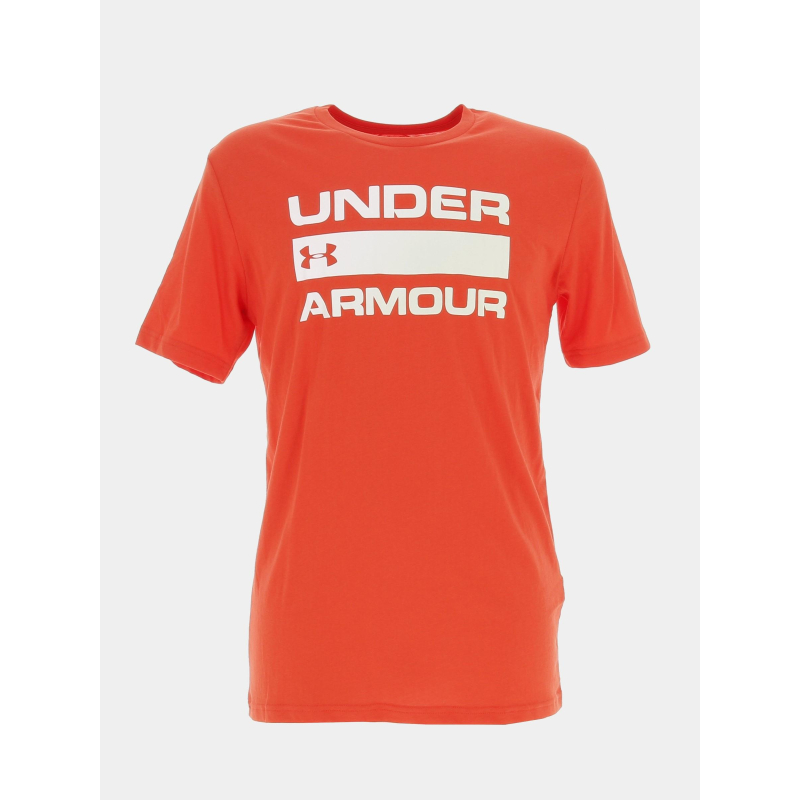 T-shirt de sport team issue orange homme - Under Armour