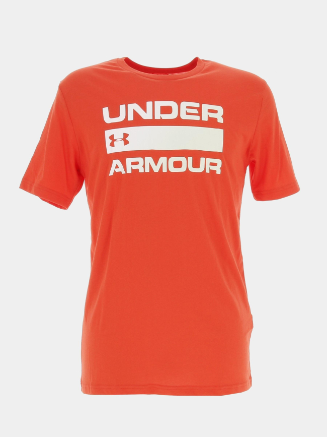 T-shirt de sport team issue orange homme - Under Armour