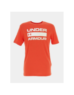 T-shirt de sport team issue orange homme - Under Armour