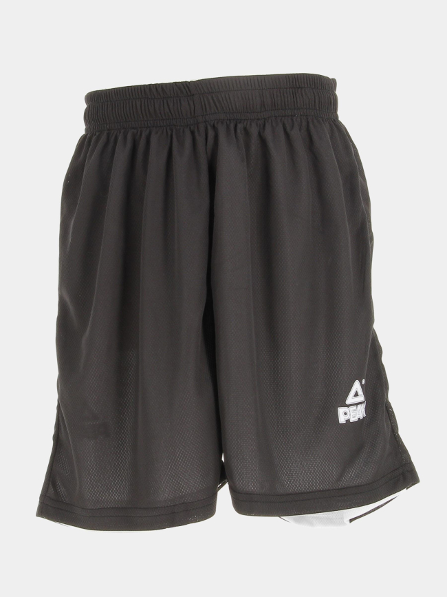 Short de sport réversible noir enfant - Peak