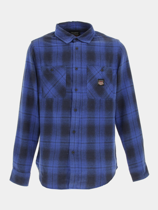 Chemise épaisse jack bleu homme - Von Dutch