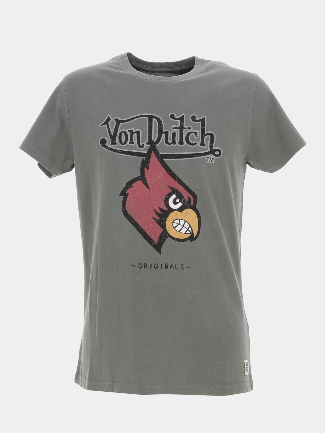 T-shirt tee vert kaki homme - Von Dutch