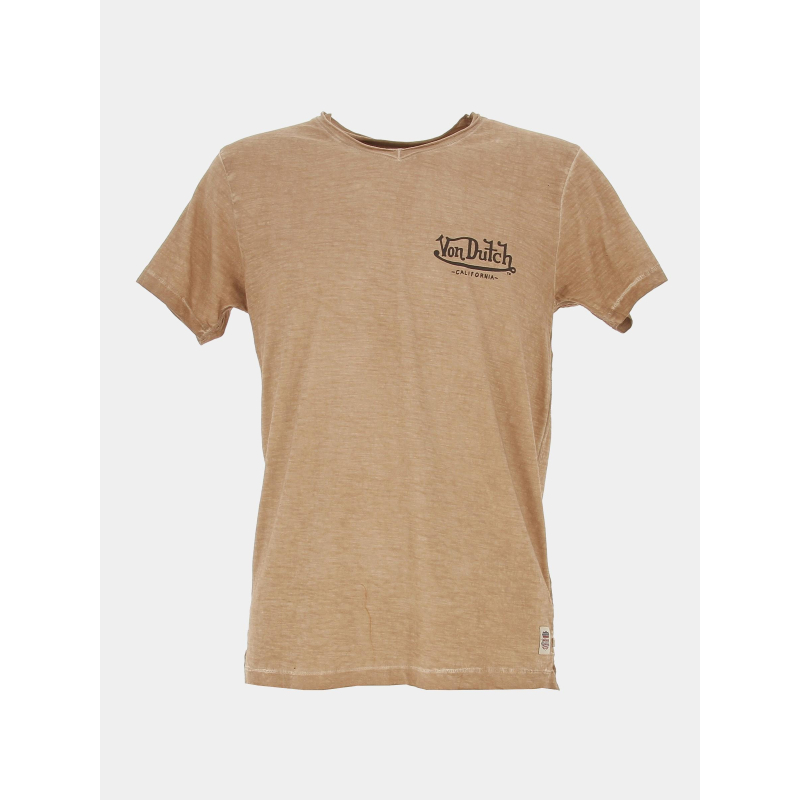 T-shirt badog marron homme - Von Dutch