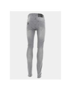 Jean skinny effet usé gris homme - Project X Paris