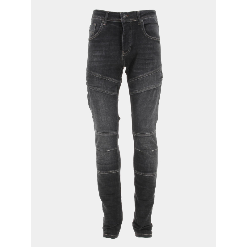 Jean skinny coutures apparentes noir homme - Project X Paris