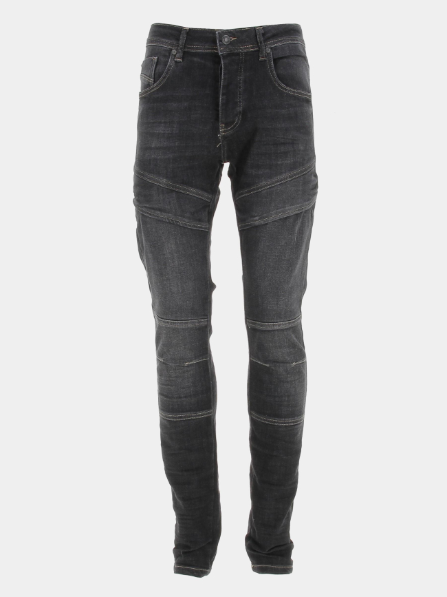 Jean skinny coutures apparentes noir homme - Project X Paris