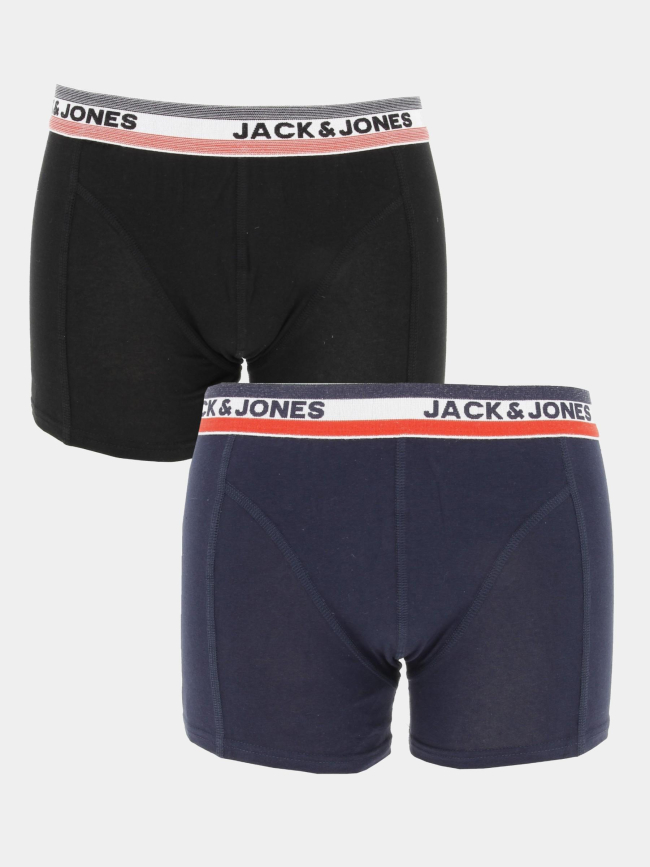 Pack 2 boxers bleu marine noir homme - Jack & Jones