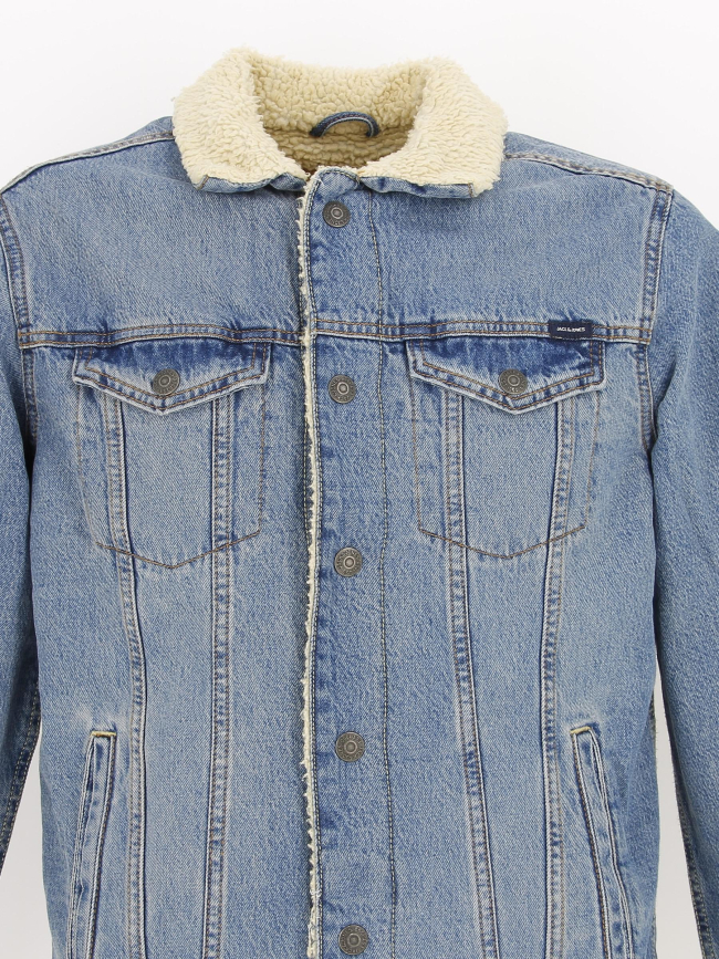 Veste en jean doublé bleu homme - Jack & Jones