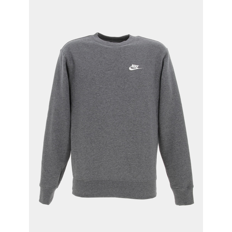 Sweat nsw club crew gris homme - Nike