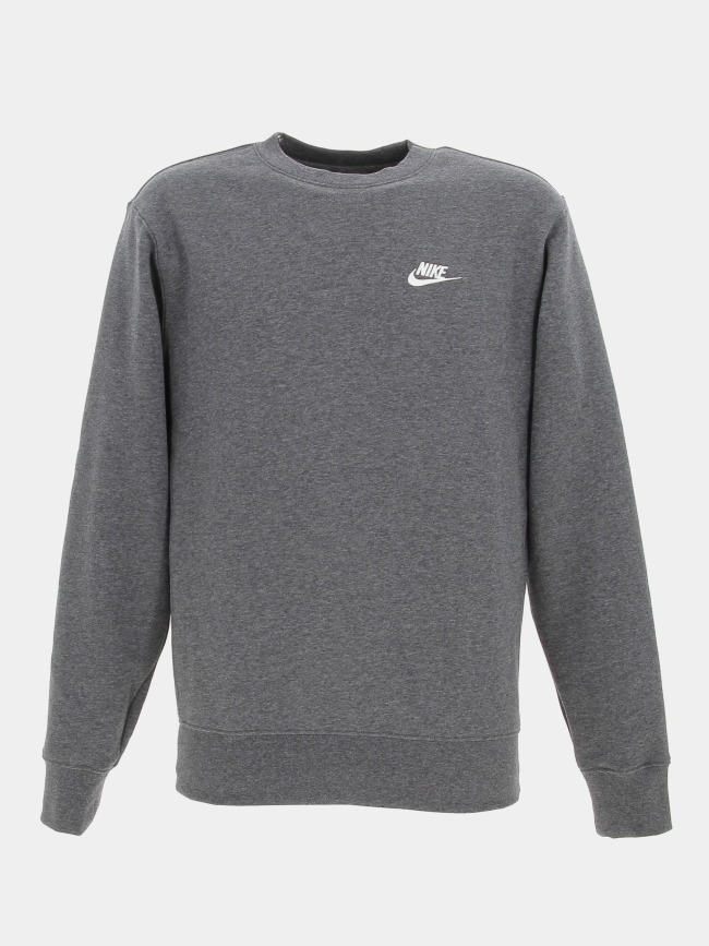 Sweat nsw club crew gris homme - Nike