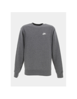 Sweat nsw club crew gris homme - Nike