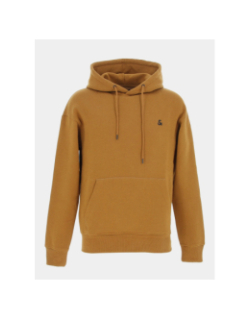 Sweat à capuche star roof marron homme - Jack & Jones