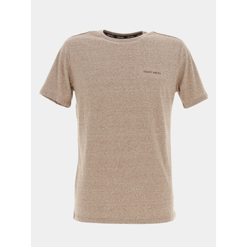 T-shirt nark marron chiné homme - Teddy Smith