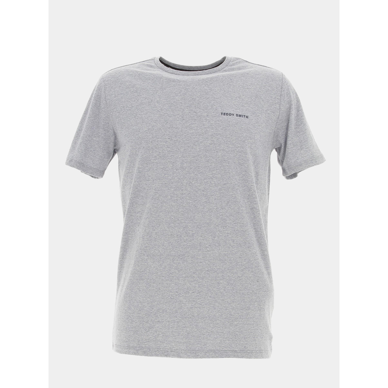 T-shirt nark bleu chiné homme - Teddy Smith