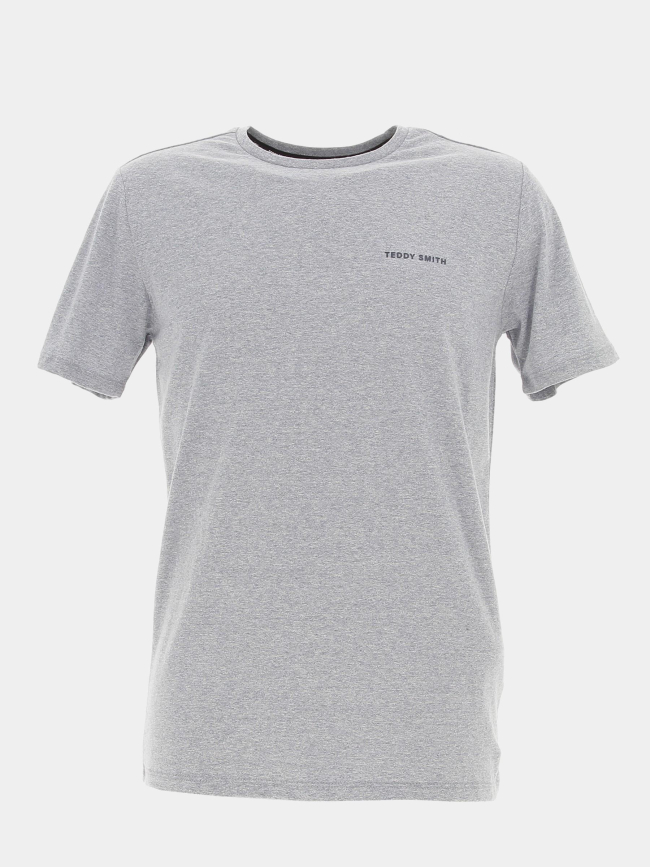 T-shirt nark bleu chiné homme - Teddy Smith