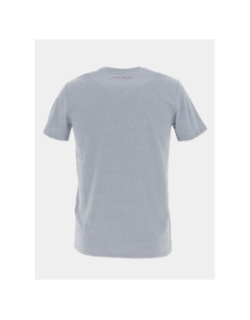 T-shirt ticlass basic bleu chiné homme - Teddy Smith