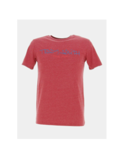 T-shirt ticlass basic rouge chiné homme - Teddy Smith