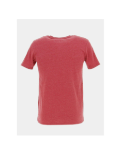 T-shirt ticlass basic rouge chiné homme - Teddy Smith