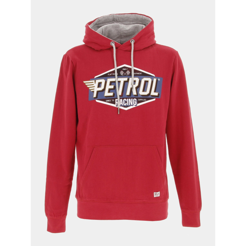 Sweat à capuche print rouge homme - Petrol Industries