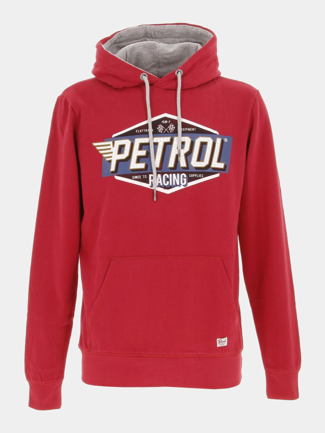 Sweat à capuche print rouge homme - Petrol Industries