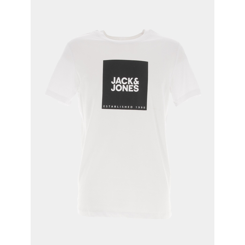 T-shirt crew blanc homme - Jack & Jones