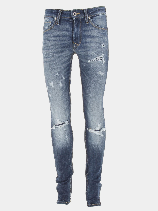 Jean skinny liam denim stretch bleu homme - Jack & Jones