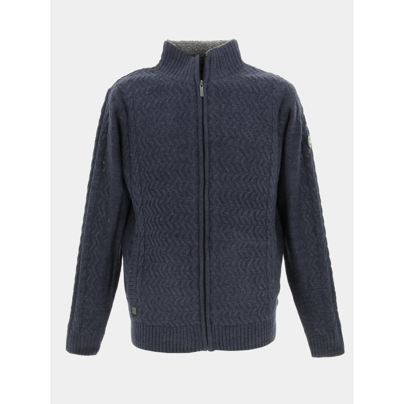 Veste doublée sherpa bleu marine homme - Rms 26