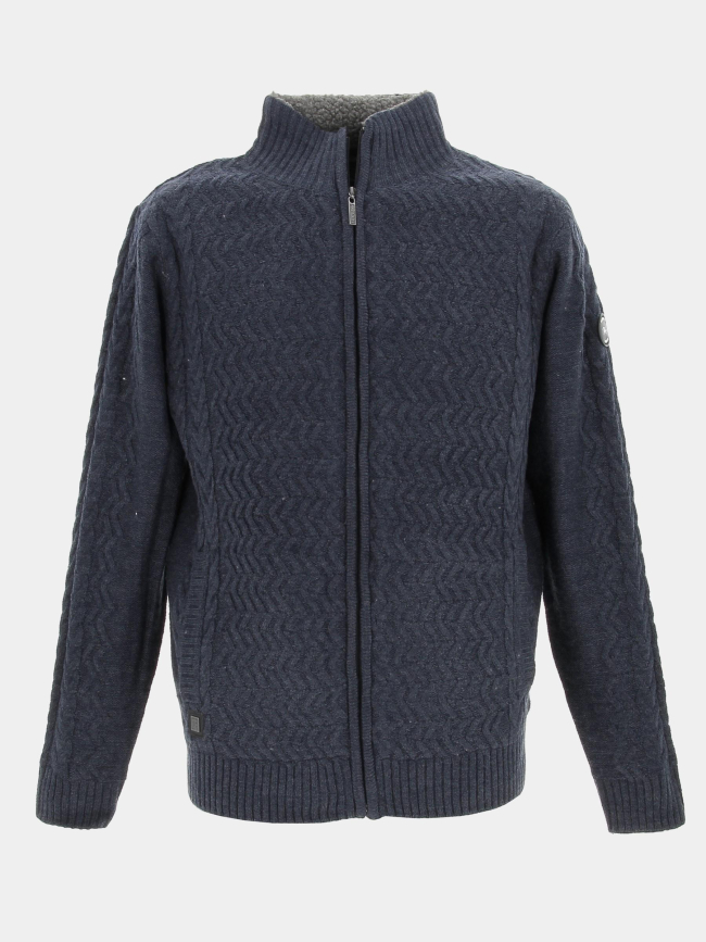 Veste doublée sherpa bleu marine homme - Rms 26