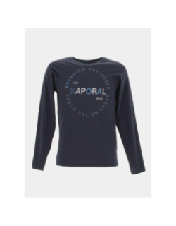 T-shirt manches longues modinb12 bleu marine garçon - Kaporal