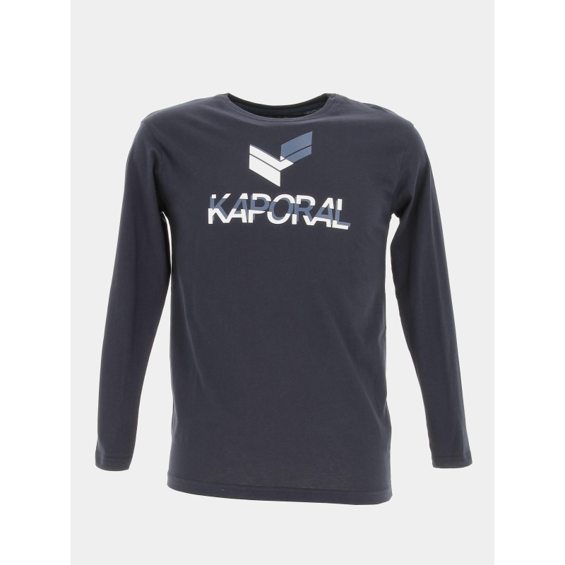 T-shirt manches longues matty bleu garçon - Kaporal