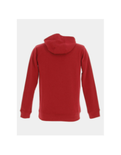 Sweat à capuche ruby rouge garçon - Kaporal