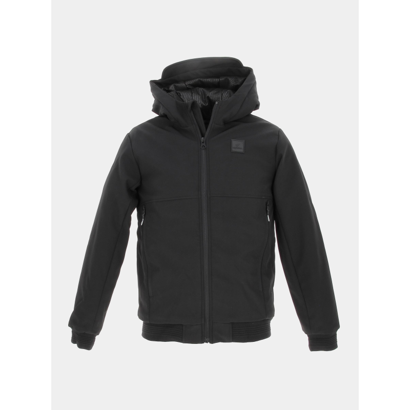 Doudoune à capuche moyer noir garçon - Kaporal