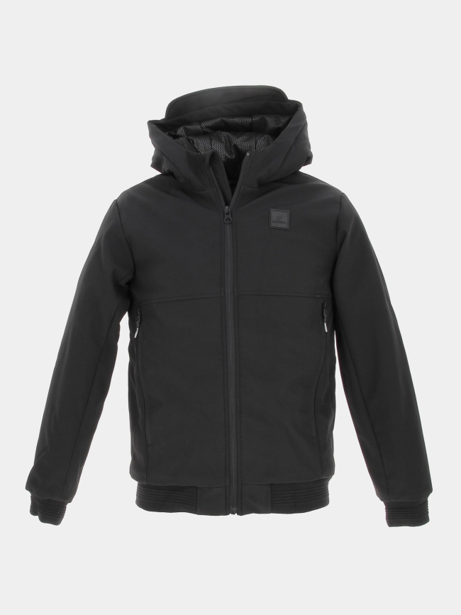 Doudoune à capuche moyer noir garçon - Kaporal